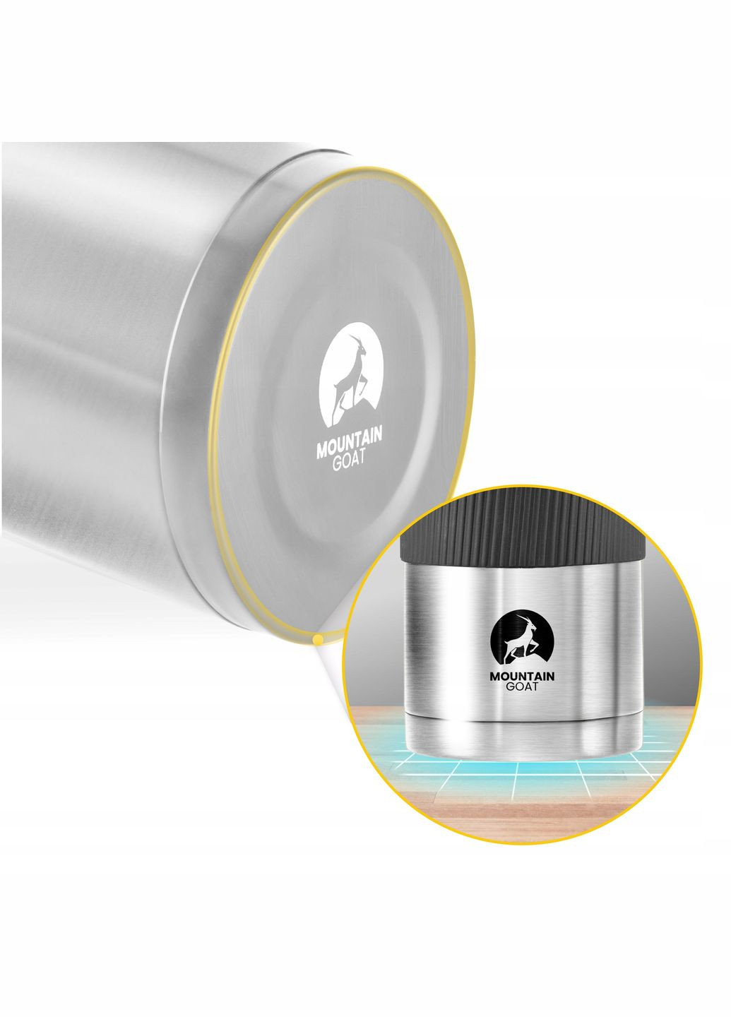 Термос для їжі 1 л Silver () Mountain Goat P-5907739315809 (324264910)