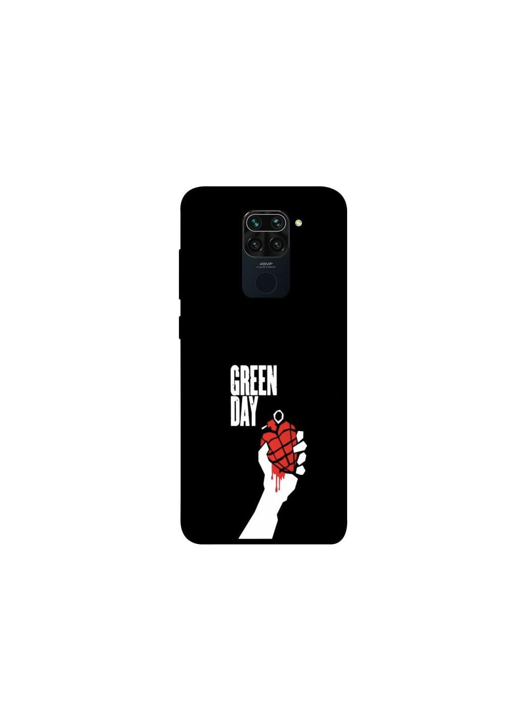 Чехол на Xiaomi Redmi Note 9 / Redmi 10X Green Day logo Frontalka (361095589)