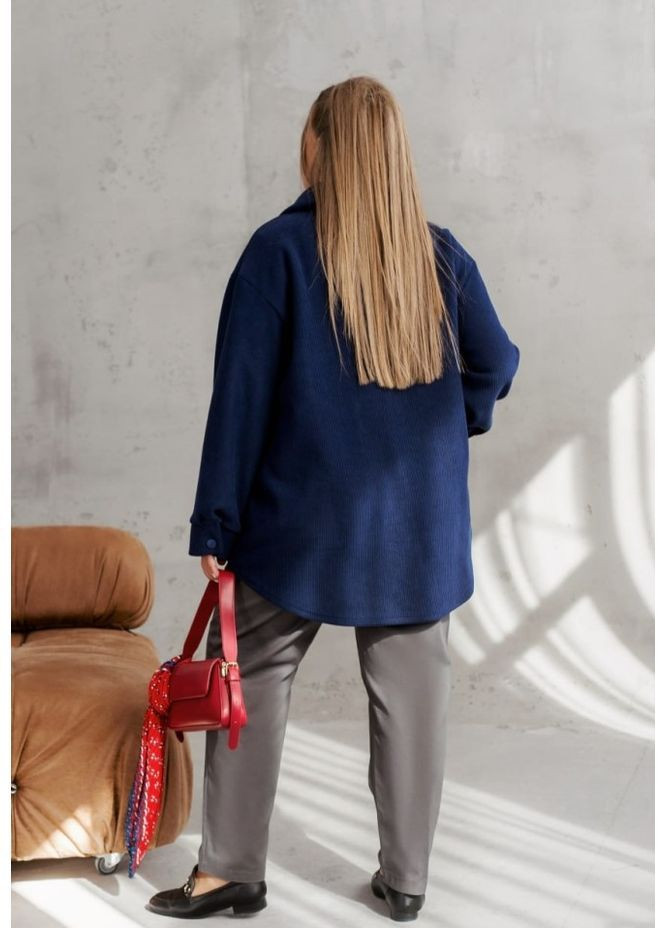 Кардиган-сорочка із м’якого вельвету на флісі MoDiva 2623 (363263554)