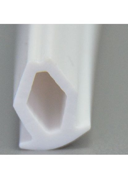 Заглушка паза штапика 4 мм біла 1 мп резина Poli (362160821)