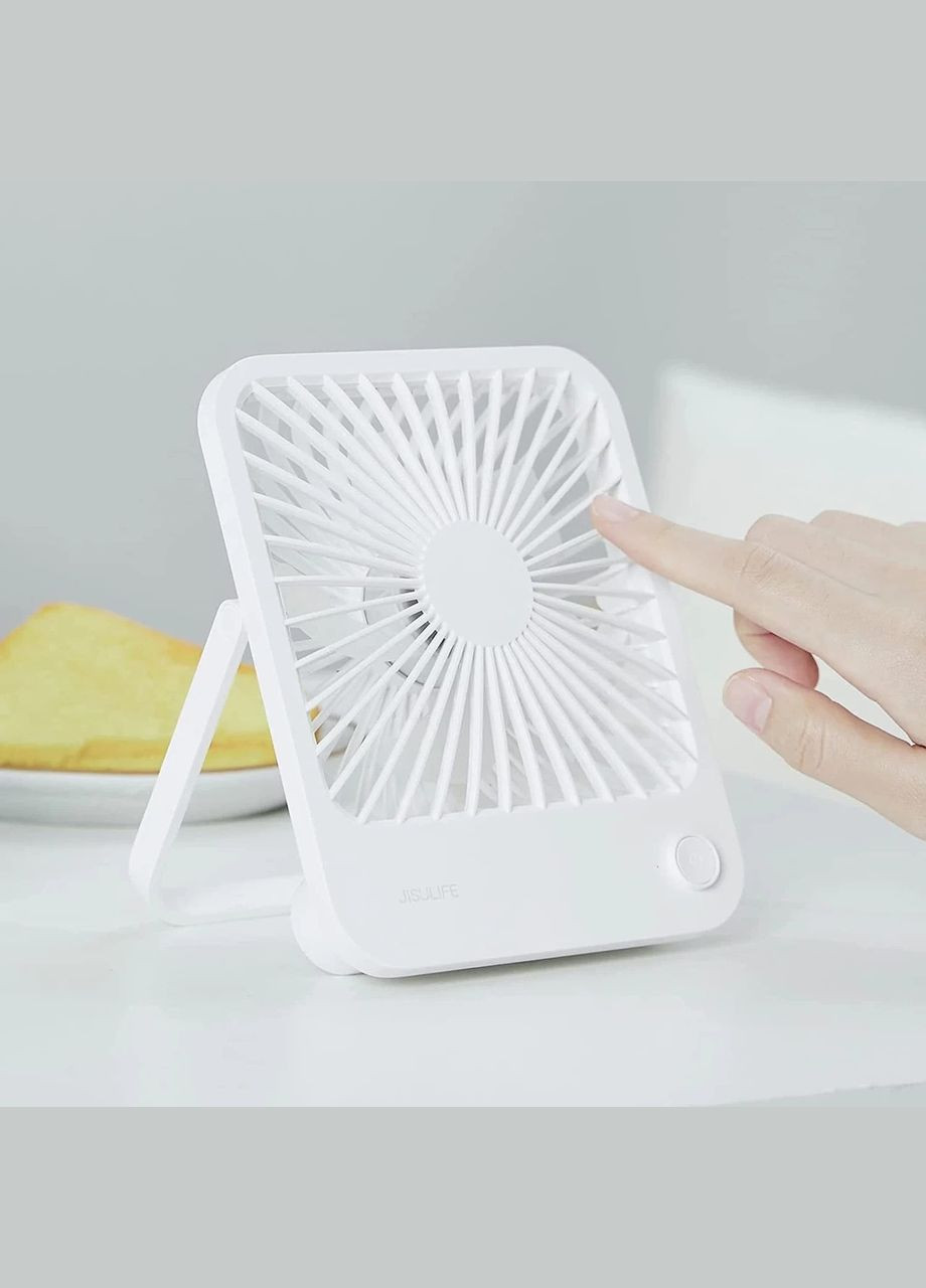 Вентилятор аккумуляторный FA26 4 Вт/4500 мАч от USB + 4 скорости JISULIFE (331770969)