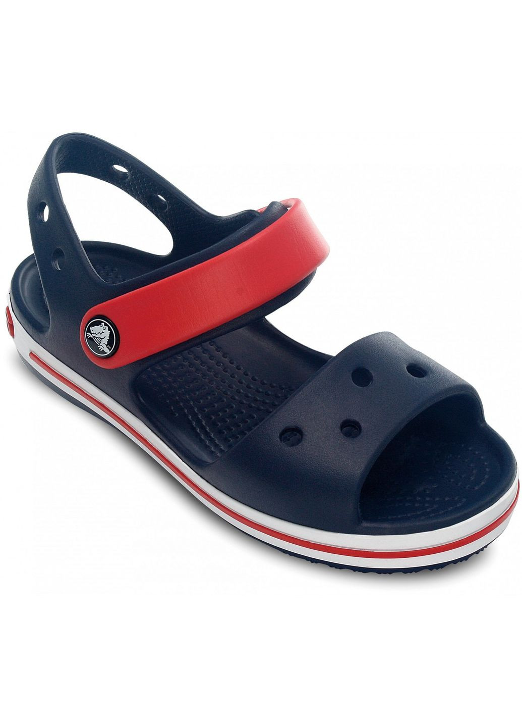 Дитячі сандалі Крокс Kids Sandal Navy Red 12856 Crocs Crocband (326492354)