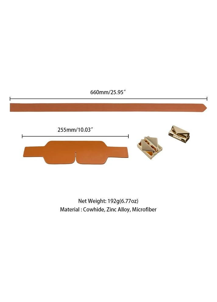 Маска на глаза коричневого цвета Blindfold Kit Lockink (382855063)