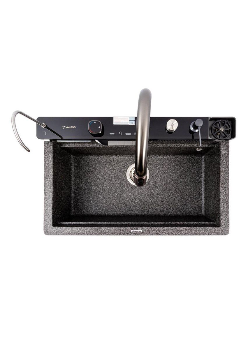 Гранітна мийка EVANORA 7546 матова Графіт Valeso (372477435)