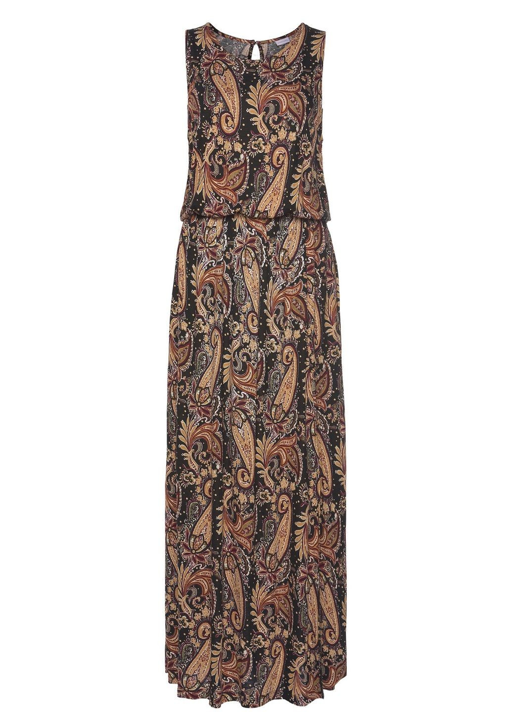 Чорна повсякденний сукня Lascana з квітковим принтом