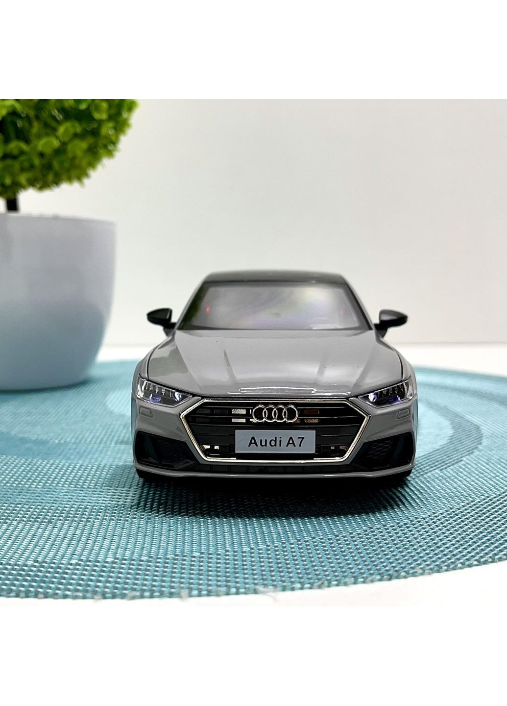 Машинка Audi А7 Авто Эксперт металлопластик 1:24 звук свет инерция Серая (1904-17) No Brand (360898164)