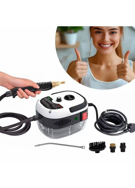 Портативный пароочиститель высокого давления Steam Cleaner для дома с насадками для глубокой очистки 2500 Вт (SP5519) No Brand (361029089)