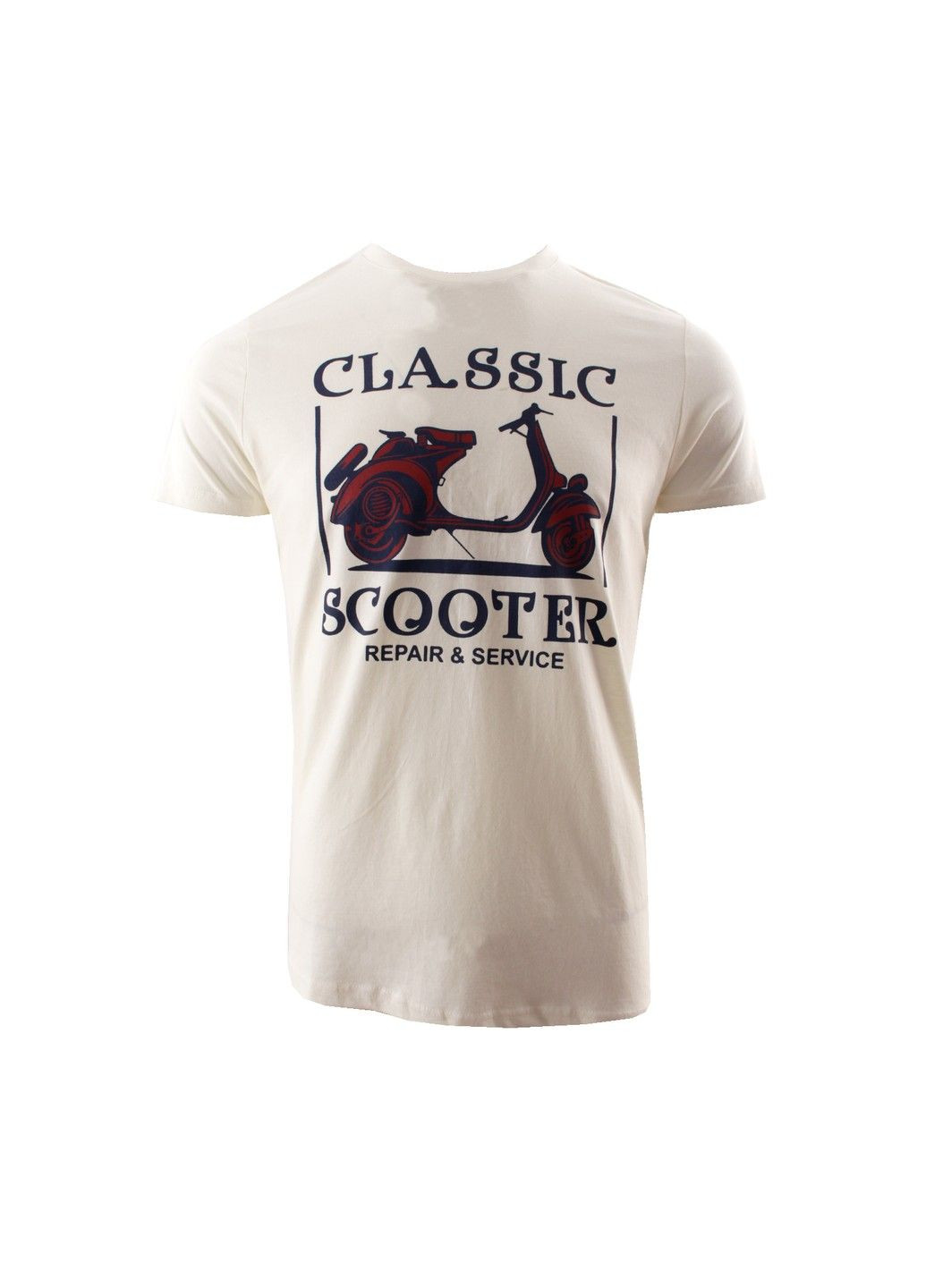 Белая мужская футболка Fine Look