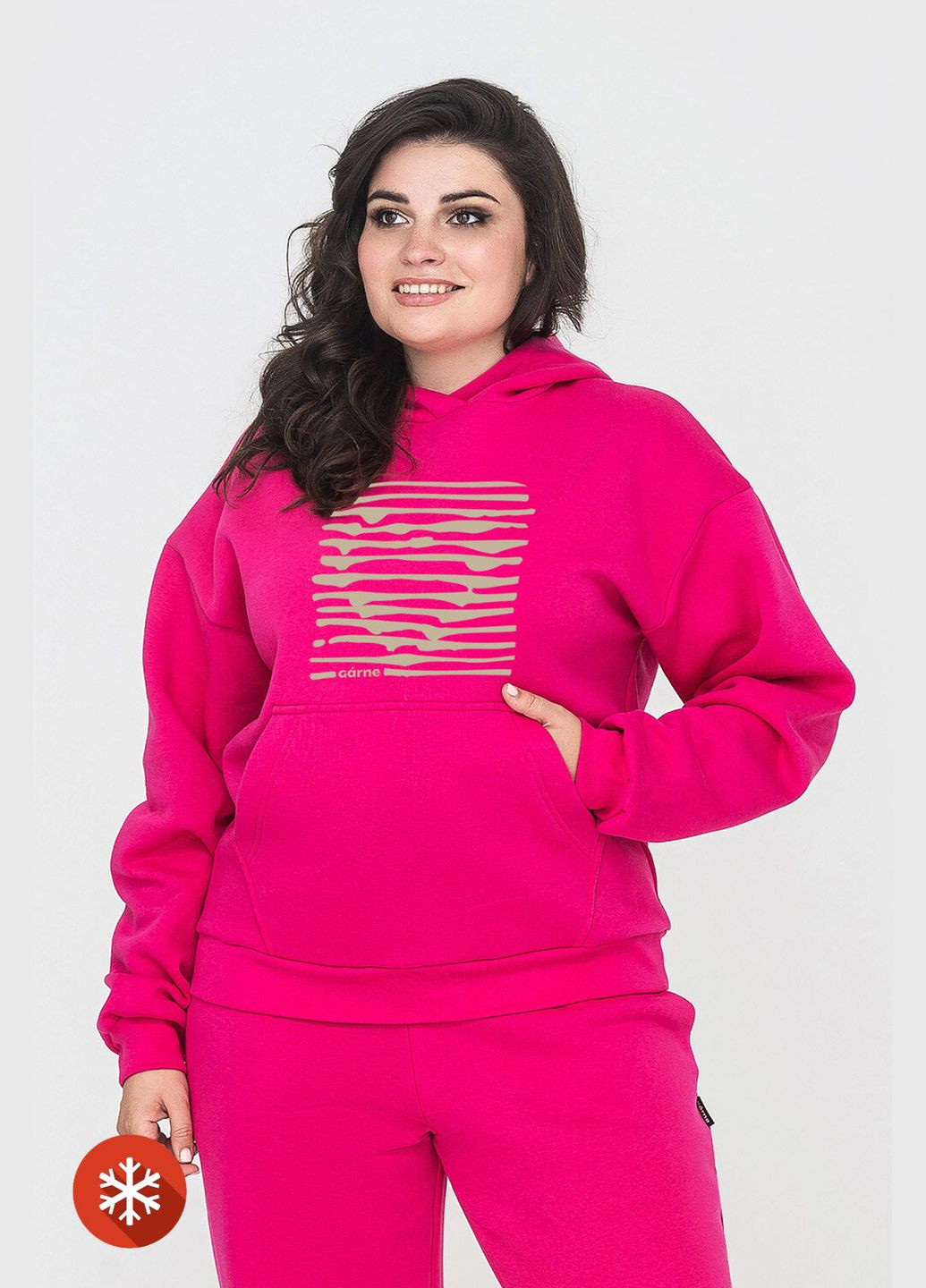 Утепленное худи KAMALA "Striped Heart" Garne (315036518)