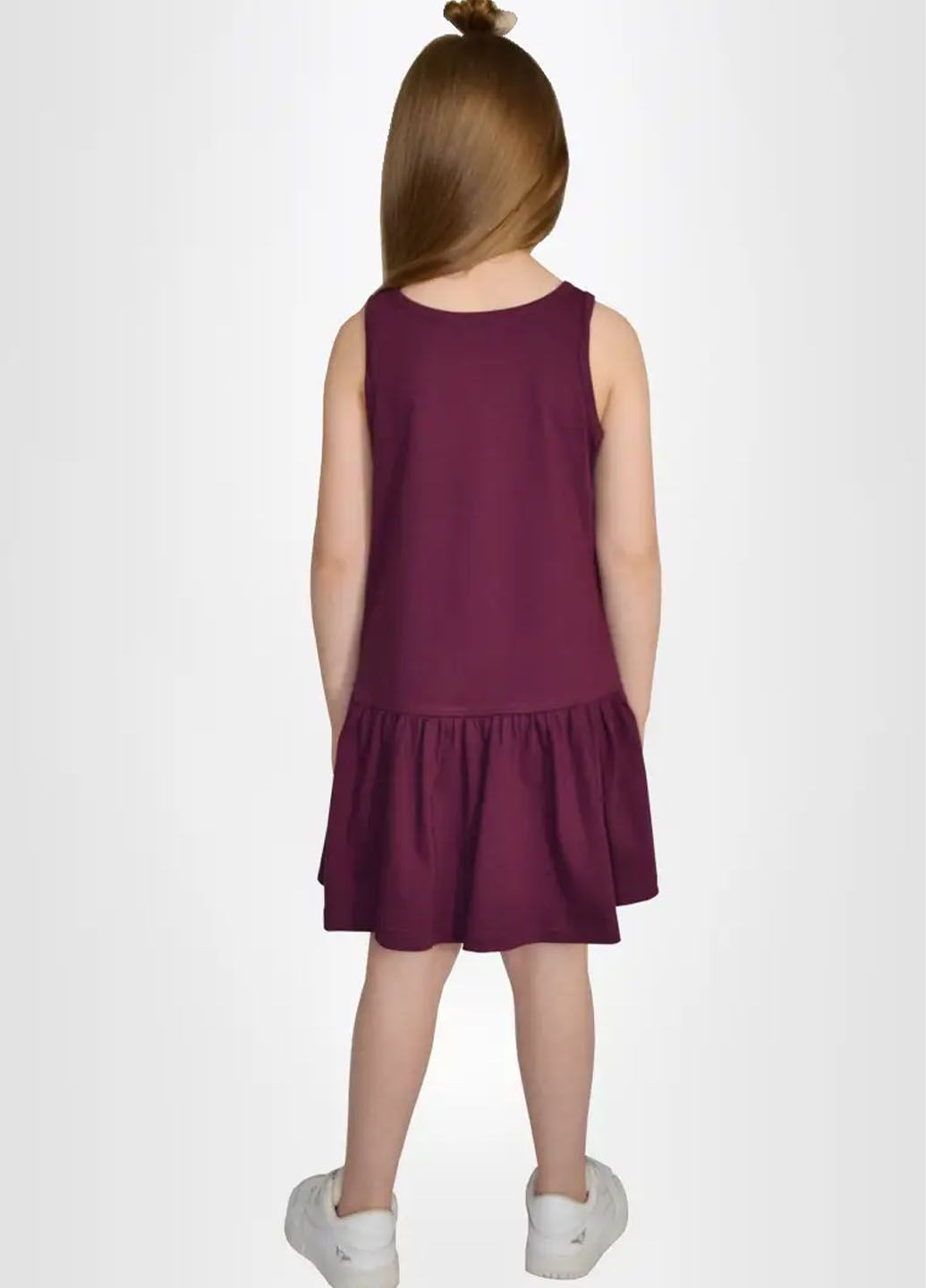 Бордовое платье для девочки Роза (325220137)