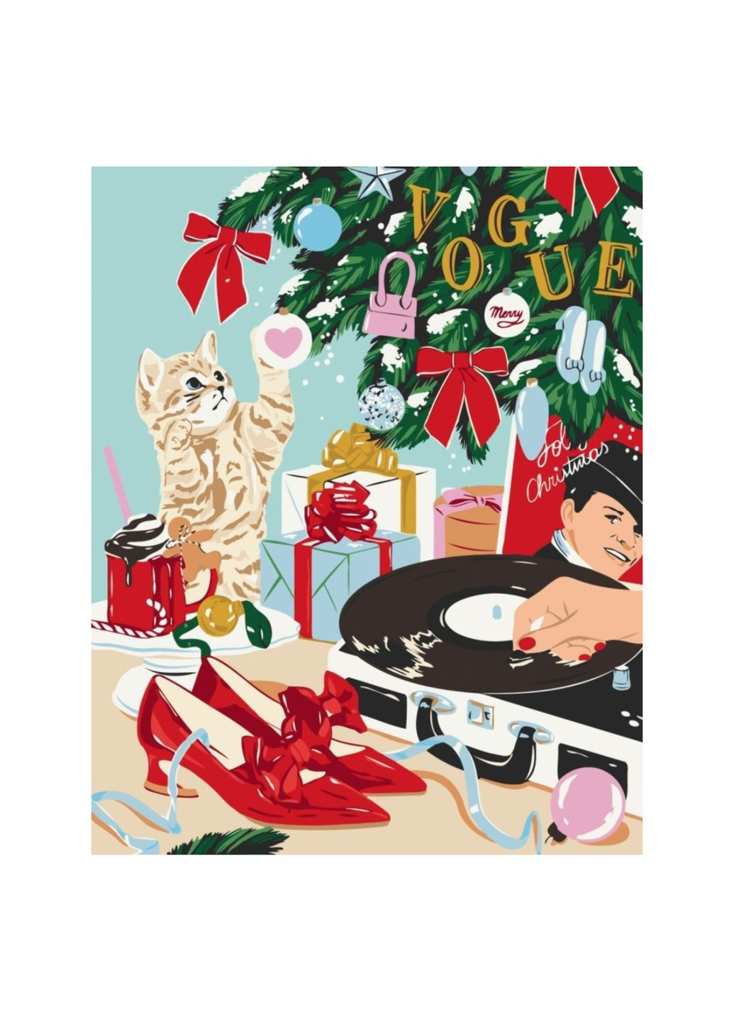 Картина по номерам "Новогодний вайб", 40х50 см, 12034-AC Art Craft (313236963)