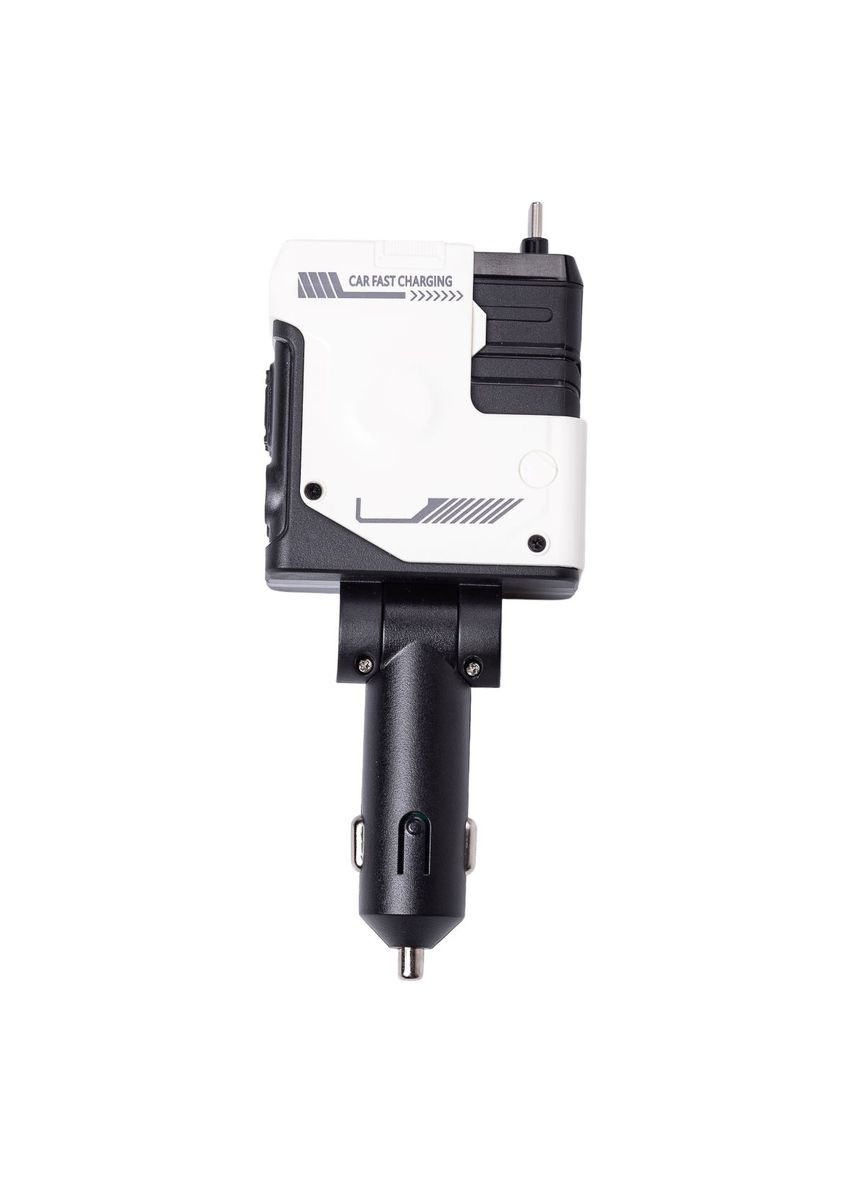 Автомобильное зарядное устройство с выдвижными кабелями и USB Type-C для смартфонов и планшетов быстрое зарядное устройство ProDobro (364193022)