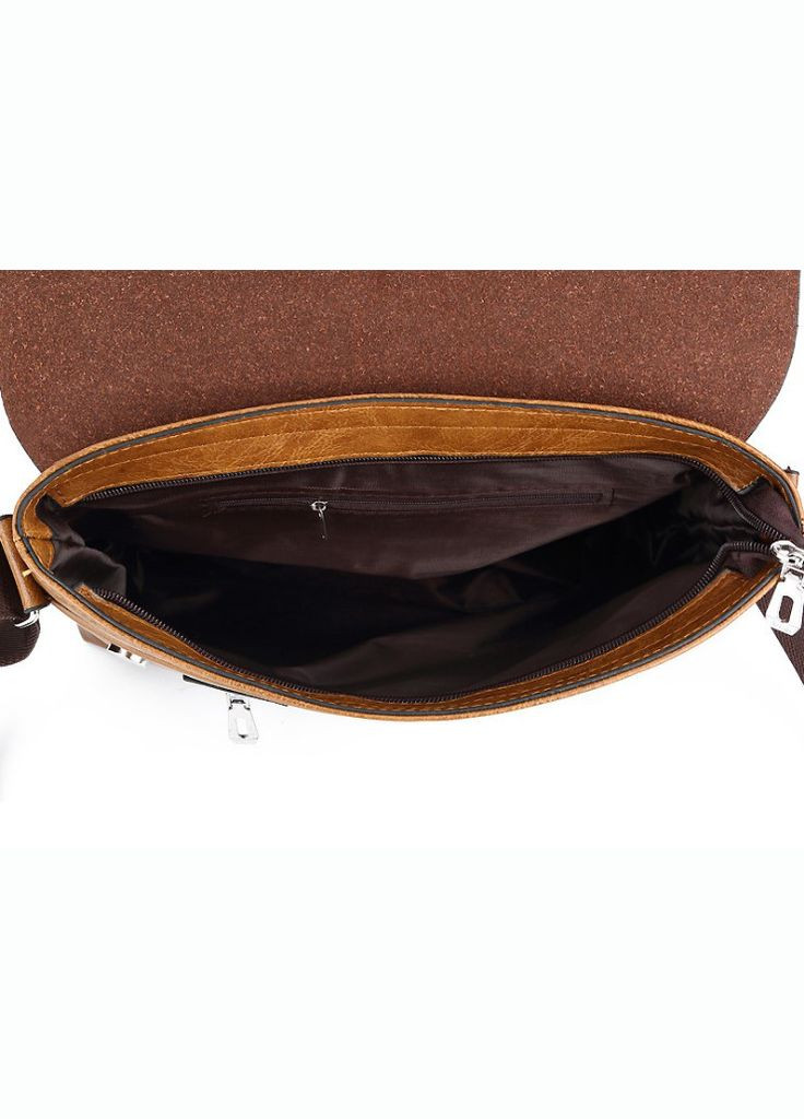 Велика чоловіча сумка через плече Large Темно-коричневий Jeep (297707684)