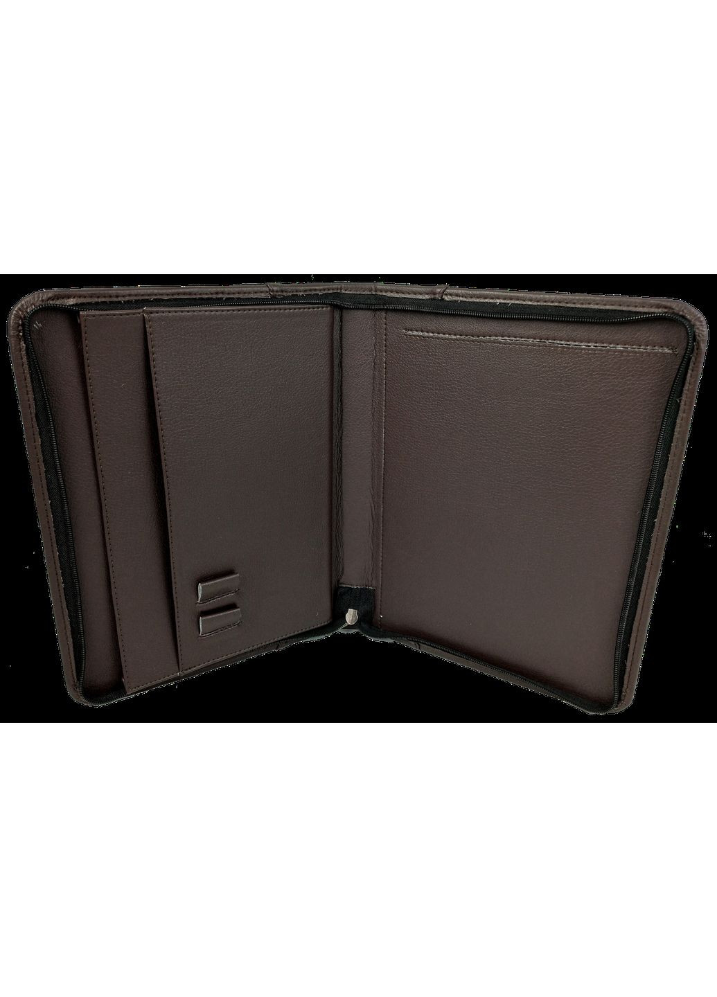 Мужская деловая папка для документов из эко кожи темно-коричневая Exclusive (365598775)