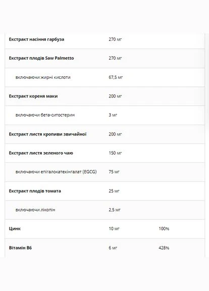Prostavital - 60 veg caps UNS Vitamins (388127798)