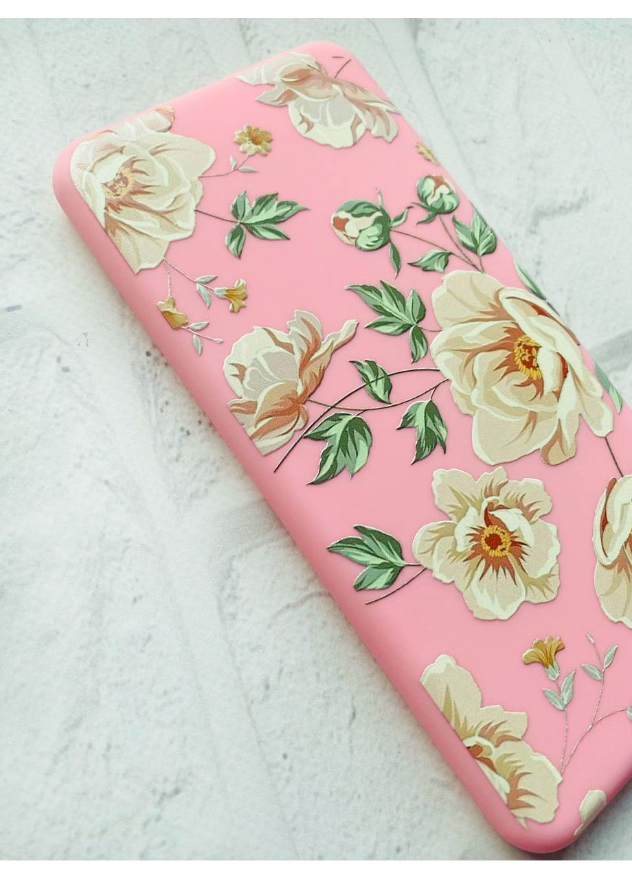 Матовий рожевий чохол на Xiaomi Redmi Note 13 Pro 5G Квіти пастельні (принт 277) Creative (355401913)