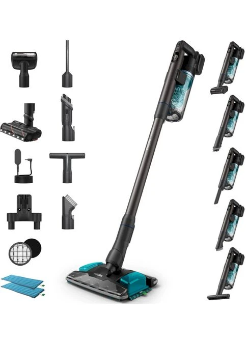 Мийний бездротовий пилосос Complete Series 8000 XC8157/01 Philips (398298424)