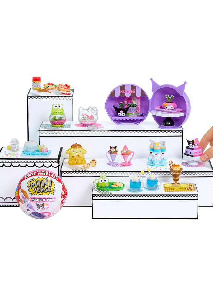 Игровой набор Создай стиль вместе с Хеллоу Китти и друзьями Miniverse 547235 серии "Sanrio" S2 MGA's Miniverse (361146767)