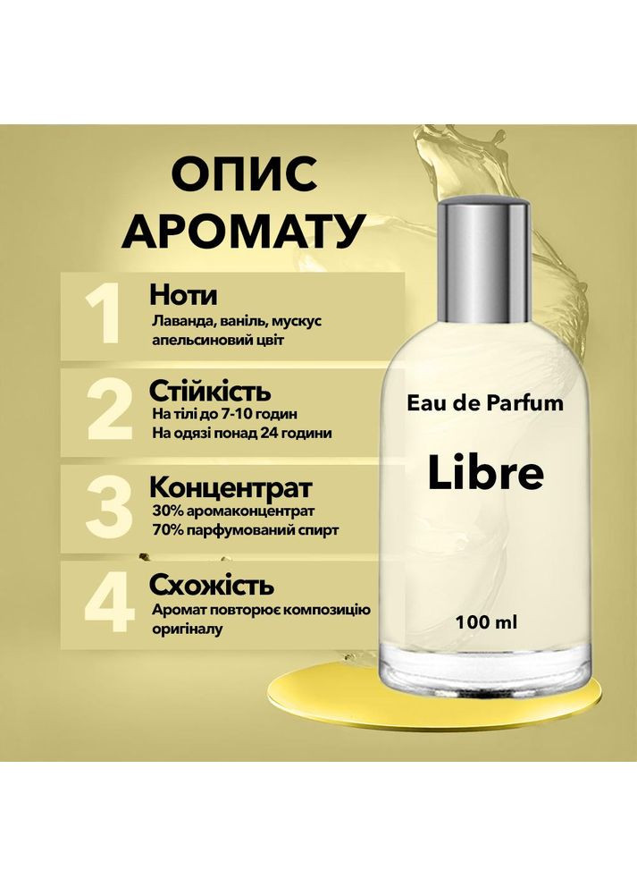 Yves Saint Laurent Libre духи аналог 100 мл Ів Сен Лоран Лібре No Brand (361861980)