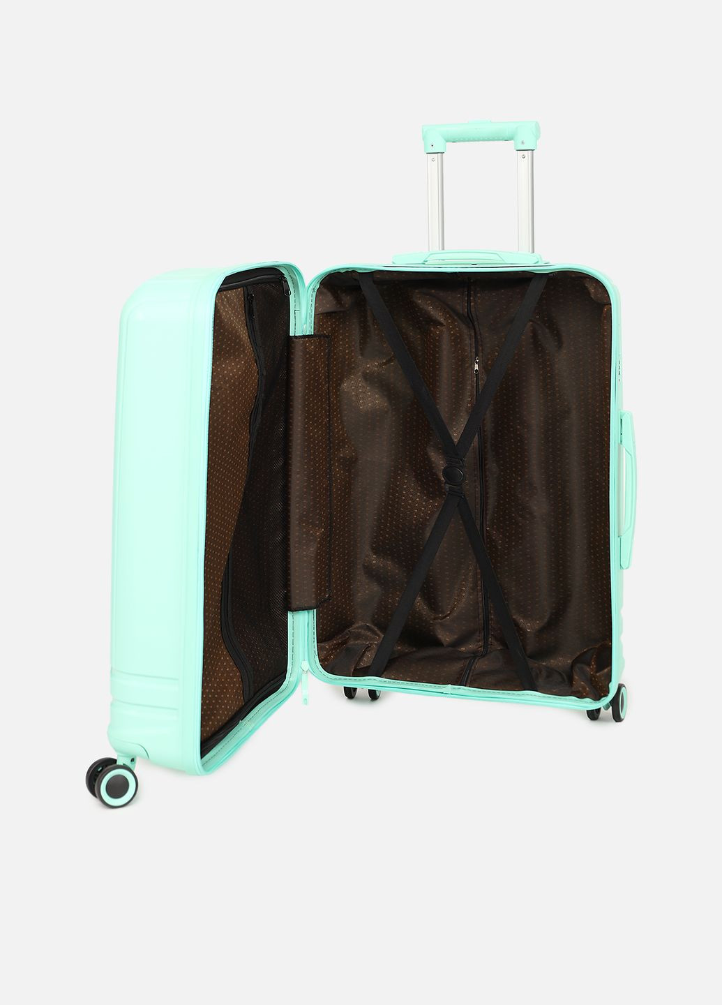 Чемодан женский цвет мятный S ЦБ-00264195 Yuki (326737971)