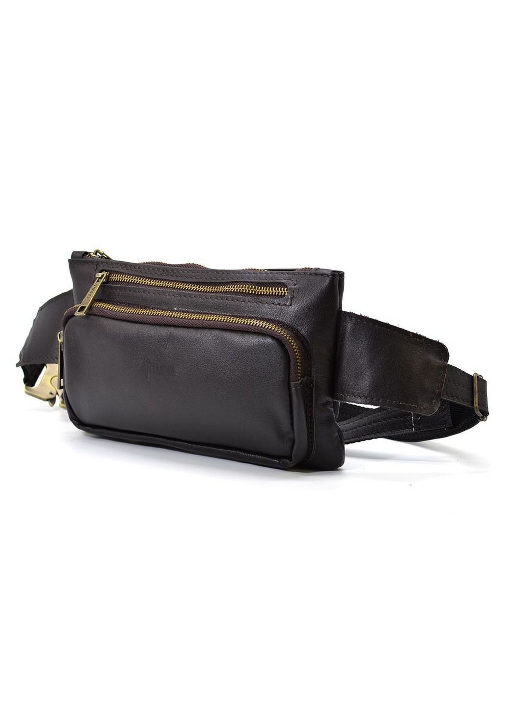 Мужская кожаная сумка на пояс 26х16х3 см TARWA (315874630)