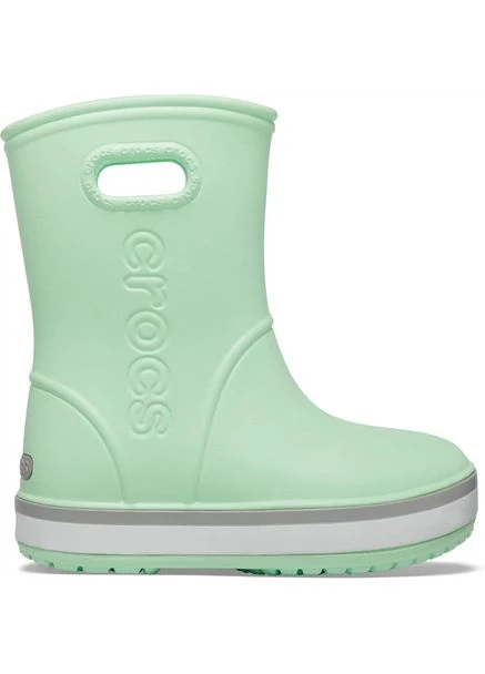 Мятные кроксы резиновые сапоги kids crocband rain boot Crocs