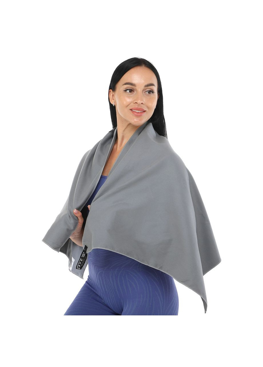 Полотенце спортивное антибактериальное ANTIBACTERIAL TOWEL T-ECT-180 (микрофибра, антибактери., чехол 4monster комбинированный