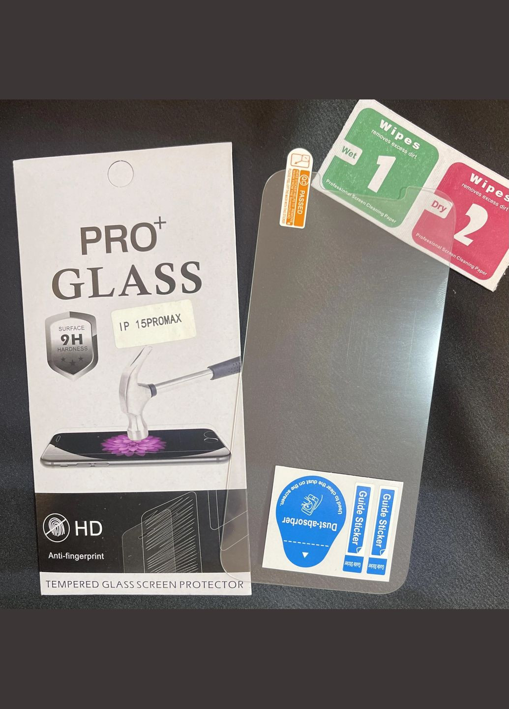 Защитное стекло Pro для прочностью 9Н Glass iphone 15 pro max (292323621)