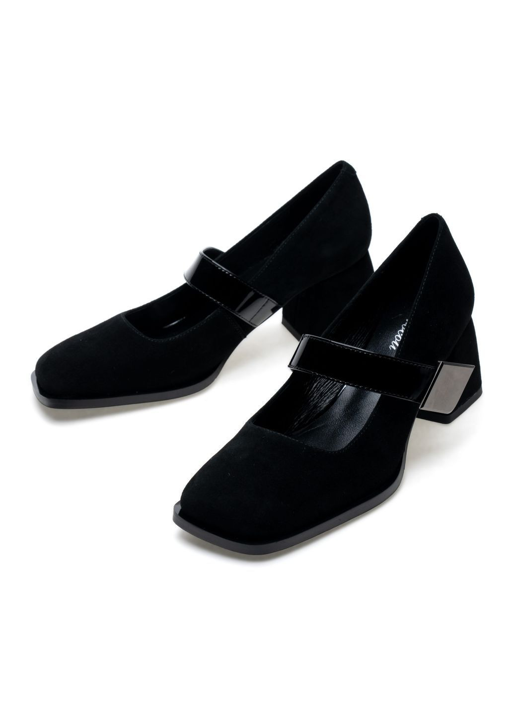 Brocoli Туфли 01470 Черные черный з натуральная замша, — (371830694)