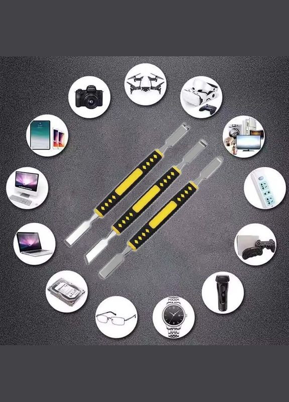 Набір лопаток TE-663 двосторонні, для розбирання корпусів, техніки, метал, 3 шт. TELIJIA (326806635)