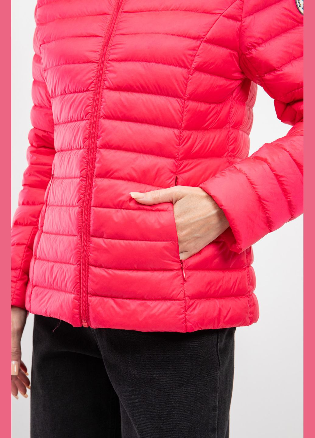 Малиновый демисезонный Пуховик JOTT