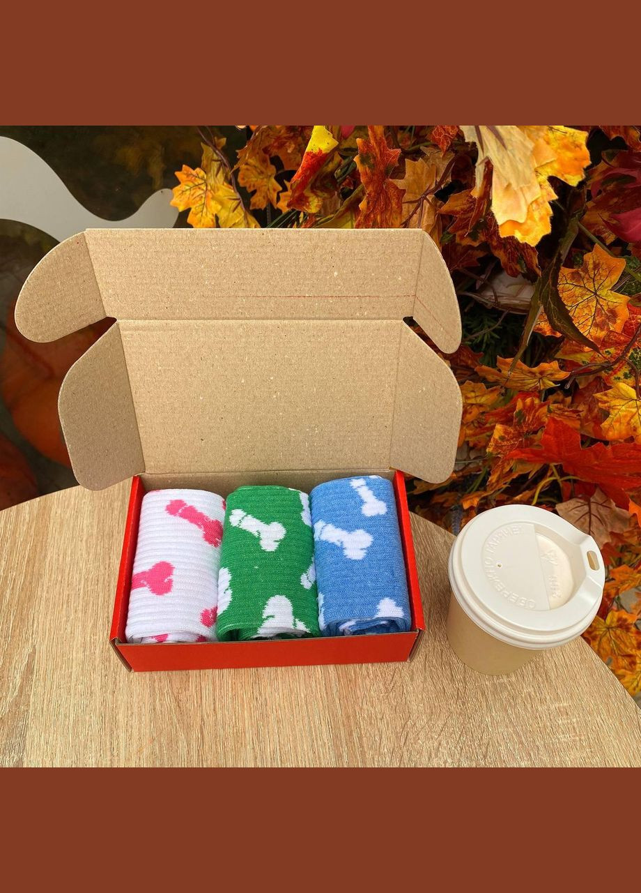 Комбинированные набор носков 3 пар Vakko (306094376)