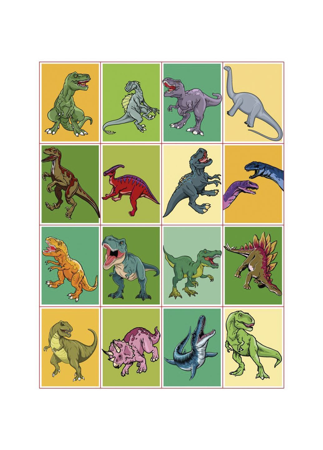 Розмальовка зі стікерами «Світ хижих динозаврів» колір різнокольоровий ЦБ-00285862 Ідейка (362083656)