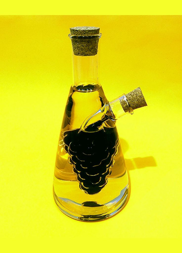 Ємність подвійна для масла оцту соєвого соусу соусник 2 в 1 з подвійними стінками виноград No Brand 1769 (329882437)