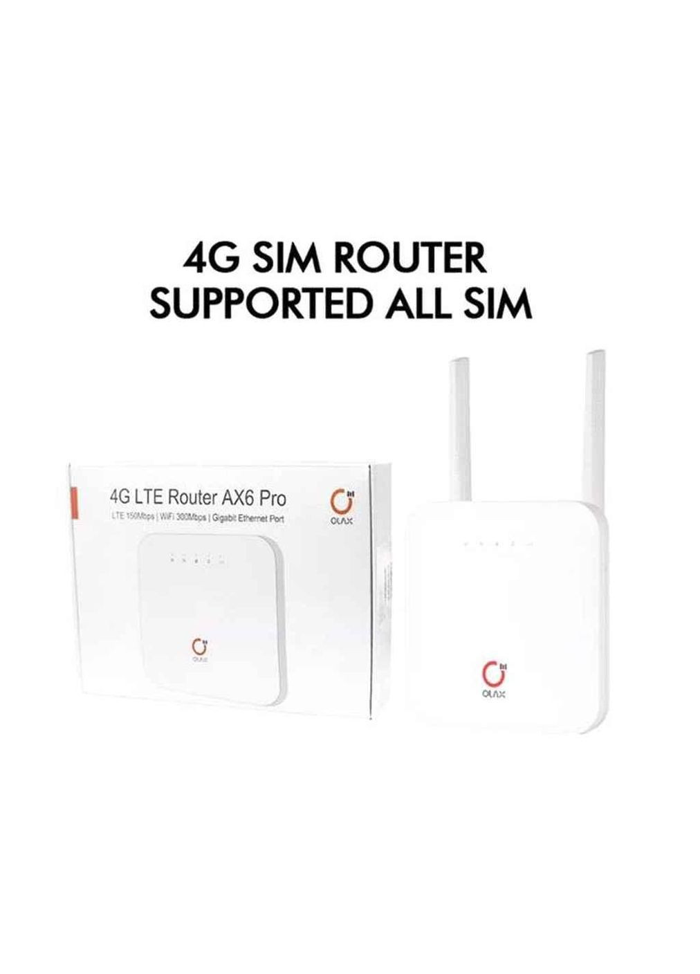 Маршрутизатор 4G LTE Router AX6 Pro ТМ Olax (301911340)