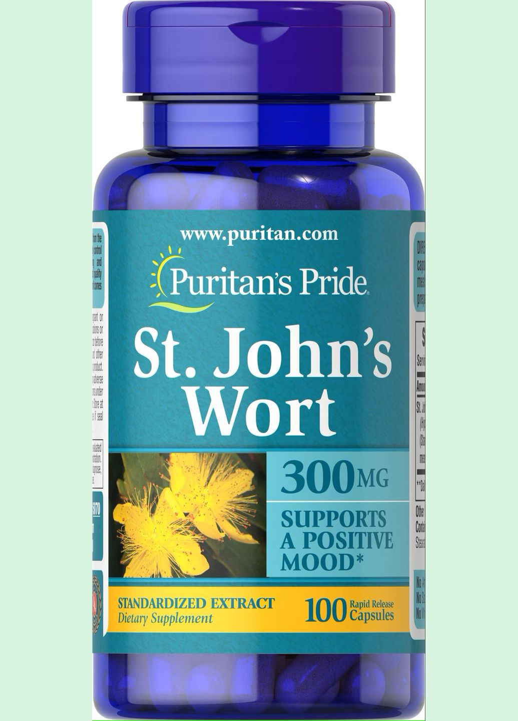 Зверобой Puritan's Pride Extra Strength St. John's Wort 300 mg 100caps Puritans Pride (294444822)