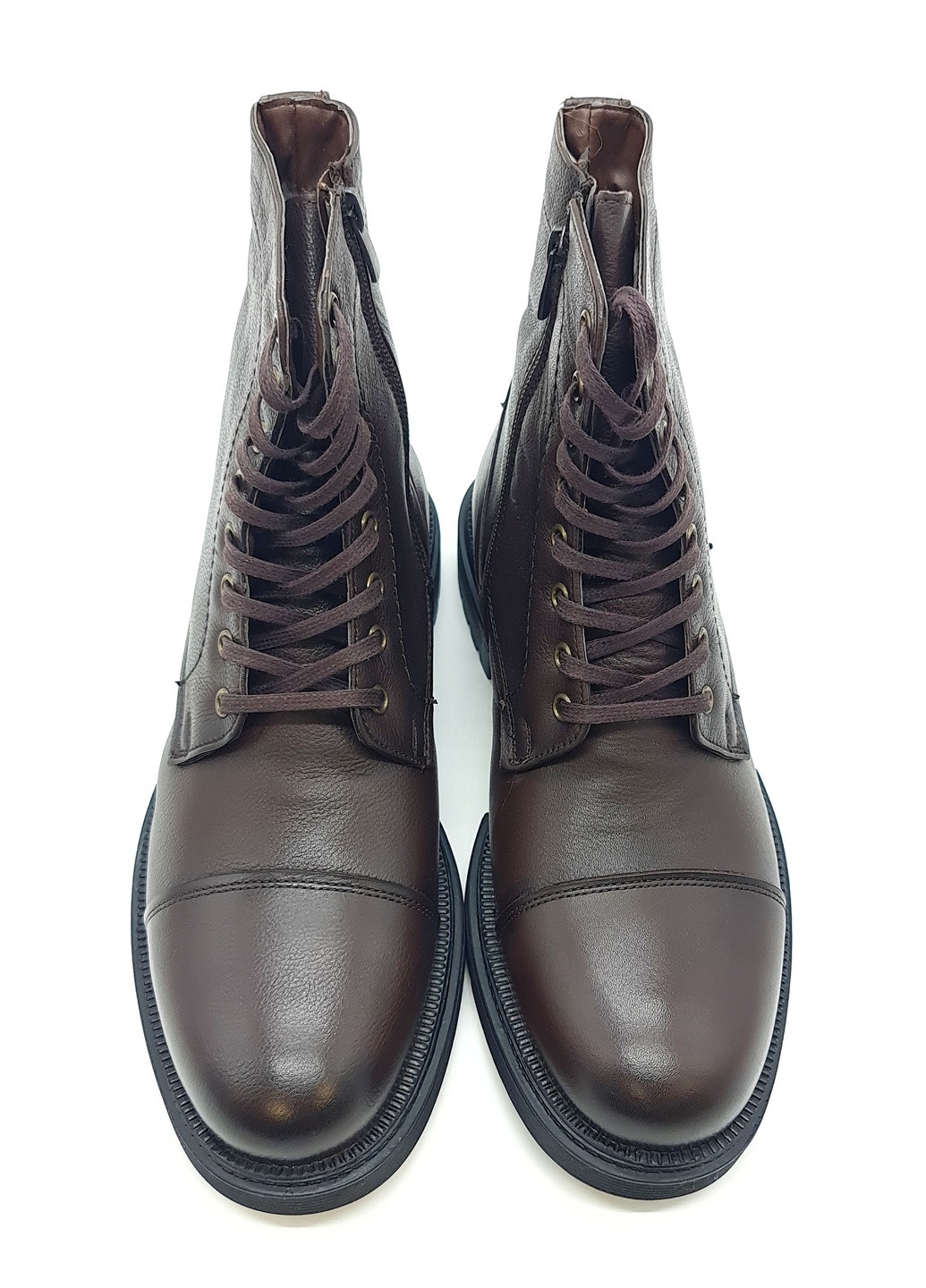 Коричневые осенние мужские ботинки коричневые кожаные at-14-2 29 см(р) ALTURA