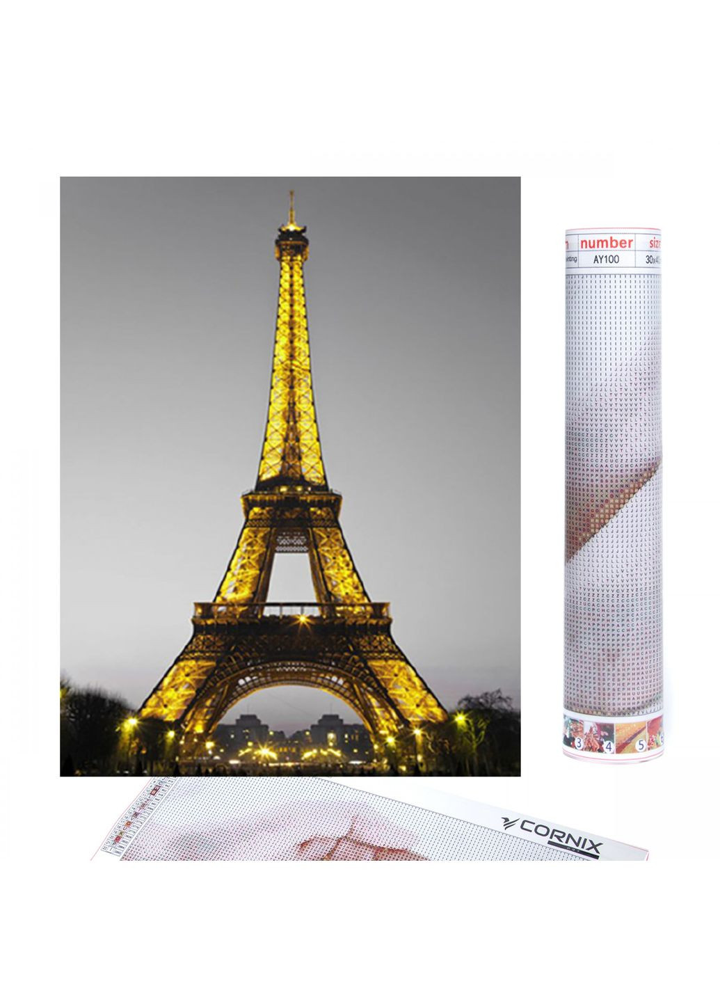 Набір алмазної мозаїки (вишивки) Art 40 x 30 см AY91 Cornix (314693049)