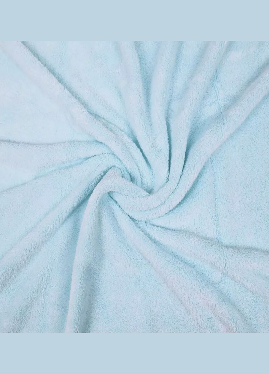 Полотенце для детей микрофибра с уголком 80х80 Голубой (П4К-kutochok25-002) No Brand голубой