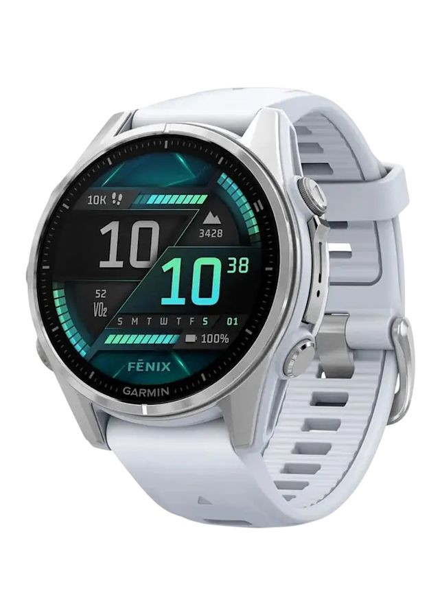 Смарт-годинник Fenix 8 Amoled 43mm Silver (010-02903-00) Garmin (323093816)