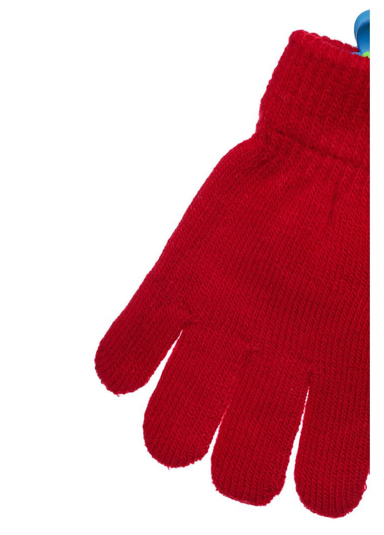 Рукавички в'язання однотонні темно-червоні 3г+ (50547) BABYKROHA (315721685)