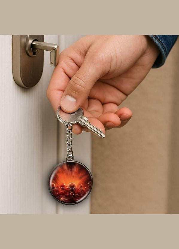 Набор подвеска (кулон) и брелок Аниме Атака Титанов #03 (подарочный набор) No Brand (332633454)