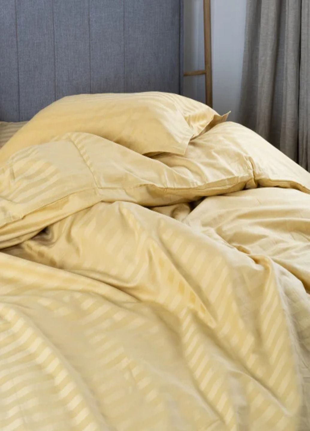 Постільна білизна Вілюта сатин страйп полуторна. Постіль Вілюта. Комплекти постільної білизни. Viluta Постільна білизна (346268528)