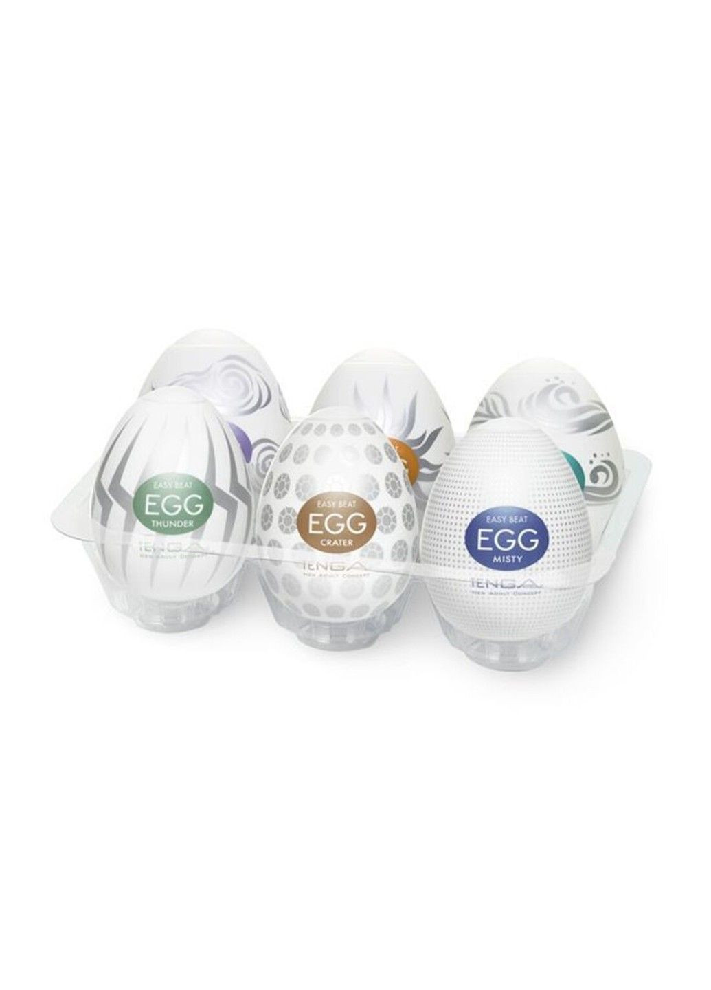 Мастурбатори-яйця Egg Hard Boild Pack 6 шт Tenga (316633562)