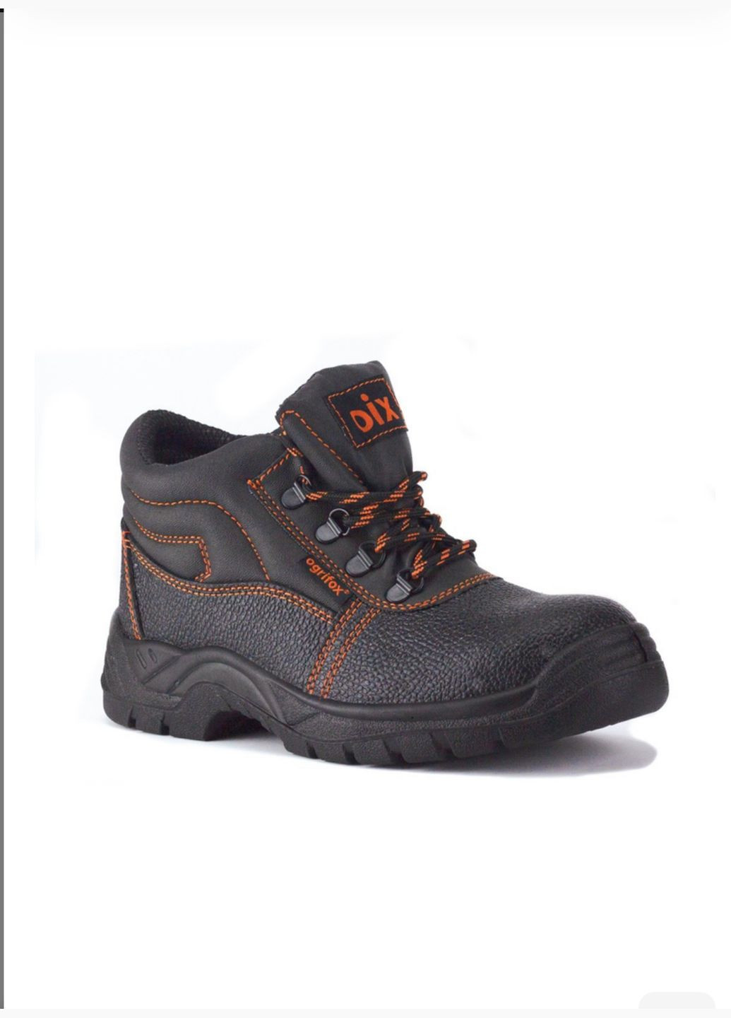 Черные ботинкки рабочие с металическим носком ox-oix-t-sb. (польша) ProsPerous
