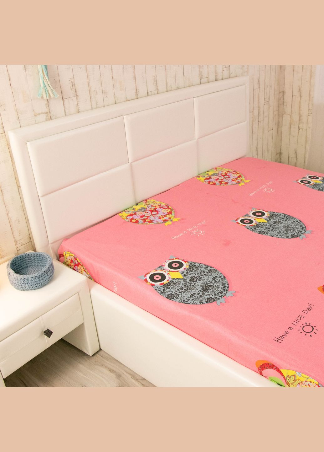 Простирадло 220х240 сатин Owl Руно 76.137_Owl (299630603)