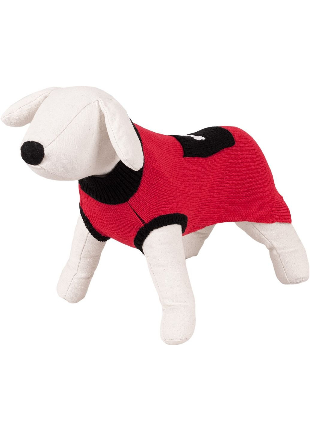 Светр для собак, червоний/кісточка, XL, 40см Happet (357074952)