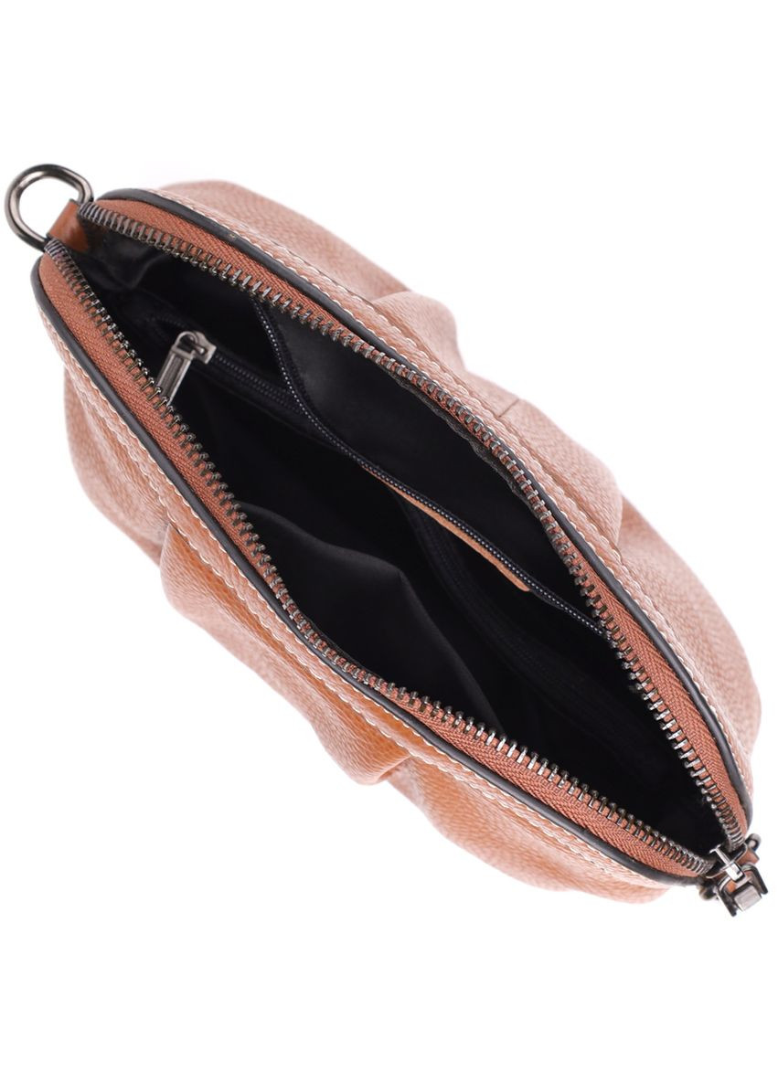 Женская сумка с драпировкой из натуральной кожи 22895 Vintage (349442765)