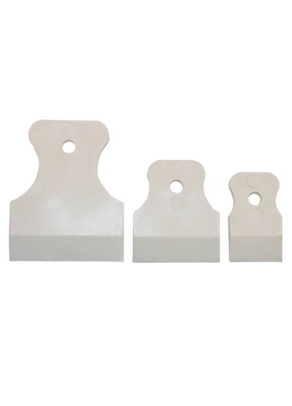 Набір гумових шпателей DV 35 x 56 x 75 мм (3 шт.т) (19-5003) Mastertool (349818980)