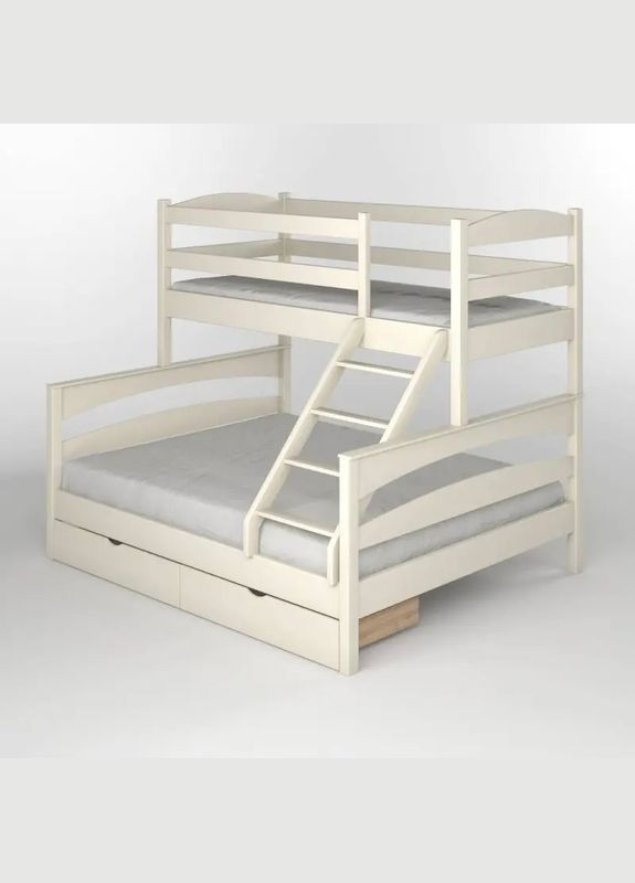 Двухъярусная детская кровать Чикаго 120-70х190 см с ящиками (MBG-2229) Mebigrand (368280715)